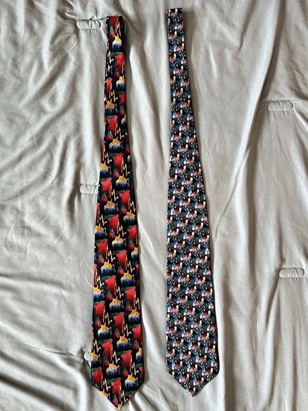 J. Garcia Butterfly II Collection Eight Floral Multicolor Ties